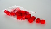 Bags of 25 red sponges